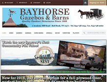 Tablet Screenshot of bayhorse.com